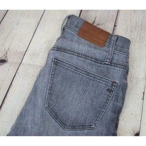 MADEWELL Women's 9" High Riser Skinny Skinny‎ Jeans SIZE 24 Gray